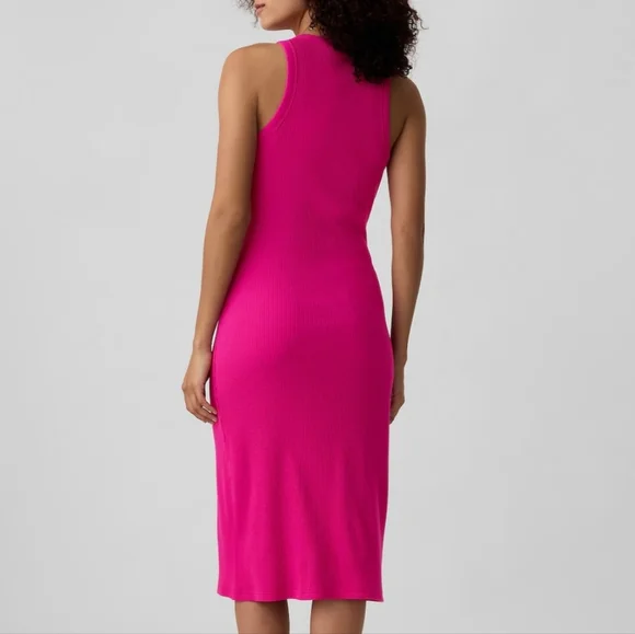 Ribbed Midi Tank Dress - Picture 3 of 4
